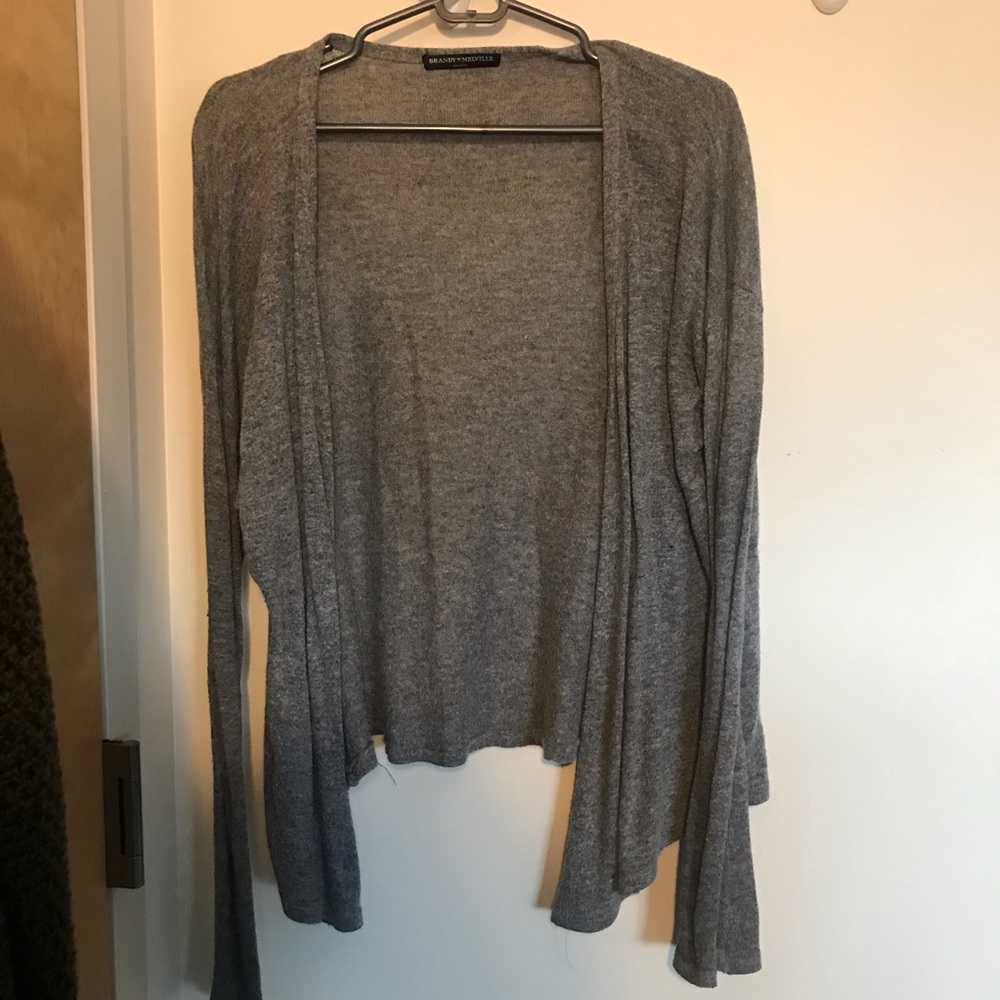 Brandy Melville Gray Cardigan